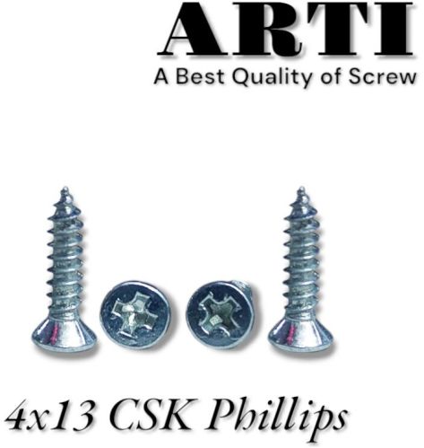 4x13 Csk Phillips /flat Head Self Tapping Screw