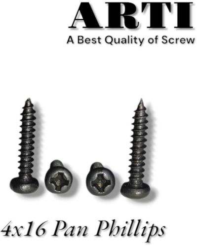 4x16 Pan Phillips Self Tapping Screw, Length : 16mm, Grade : 1010, Packaging Type : Plastic Packet