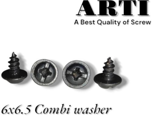 6x6.5 Combi Washer Self Tapping Screw, Grade : 1010, Packaging Type : Box