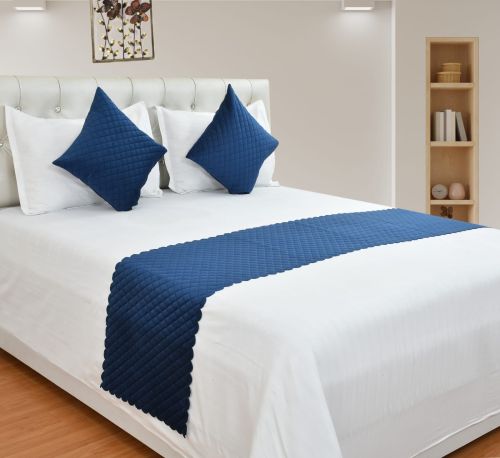 Elite Inn Velvet Bed Runner Set, Color : Multicolor Classic Elegant