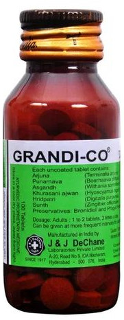 Grandi-co Tablets, Medicine Type : Ayurvedic, Packaging Type : Bottle For Hypercholesterol