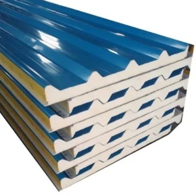 Color Coated Fibre PU System For PUF Sandwich Panels, Color : Blue