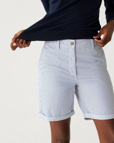 Plain Cotton Ladies Chino Shorts All Sizes
