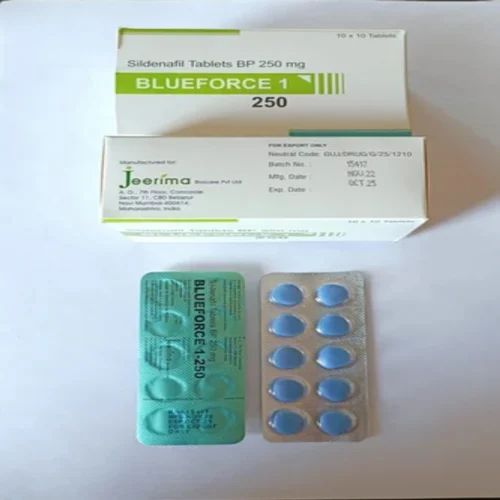 250mg Bluforce 1 Tablets, Composition : Sildenafil Citrate, Prescription/non Prescription : Prescription