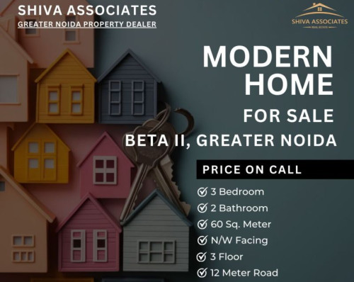 Modern House For Sale In Beta Ii, Greater Noida | Shiva Associates