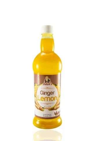 Ashok's Ginger Lemon Syrup, Packaging Size : 700 Ml