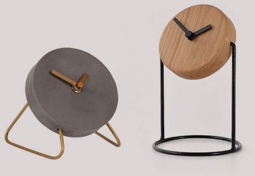 Milano Wooden Clock, Color : Brown, Grey, Packaging Type : Box, Display Type : Analog