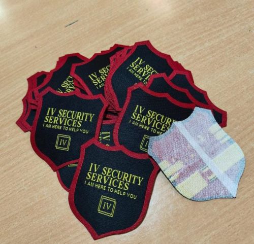 Woven Damask Uniforms Label, Color : All