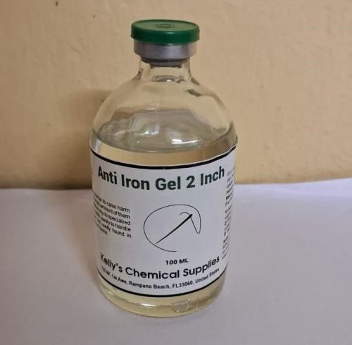 100ml Anti Iron Gel, Color : Transparent For Laboratory