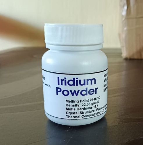 10gm Iridium Powder, Color : Grey 90%, Packaging Type : Plastic Bottle