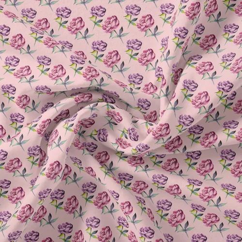 Digital Printed Rayon Fabric, Width : 40-60 Inch, Packaging Type : Poly Bag, Specialities : Shrink-resistant