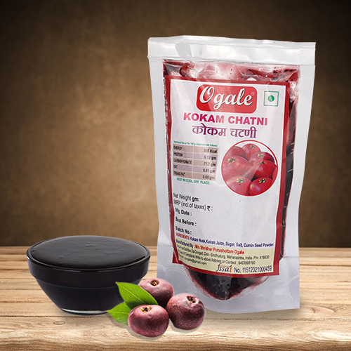 Ogale Blended Common Kokum Chutney, Color : Dark Brown, Dark Brown