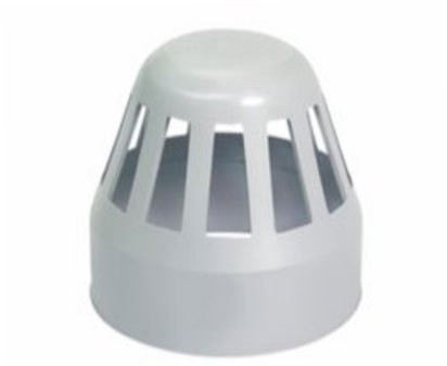 63 Mm UPVC Vent Cowl For Drainage