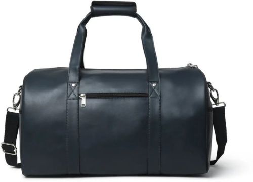 Plain Blue Leather Duffle Bag, Specialities : Attractive Designs, Nice Look For Shoes, Accessories.