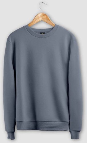 Round Neck Plain Wool Winter Sweatshirt M, XL, XXL