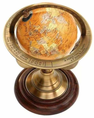 Table Top Brass Armillary Globe