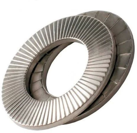 Polished Mild Steel Nord Lock Washer, Shape : Round for Fittings