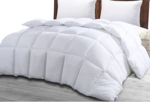 Velvet Fiber Duvet 85x85Inch, Packaging Type : White for Bed Use