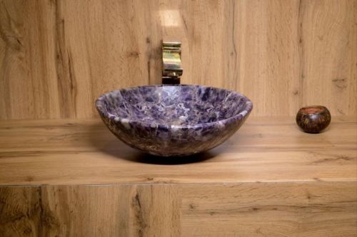 Amethyst Semi Precious Wash Basin Modern