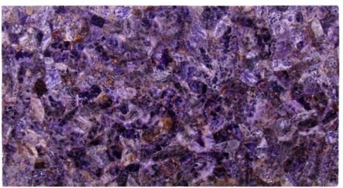 Gemstone Amethyst Slab, Color : Purple