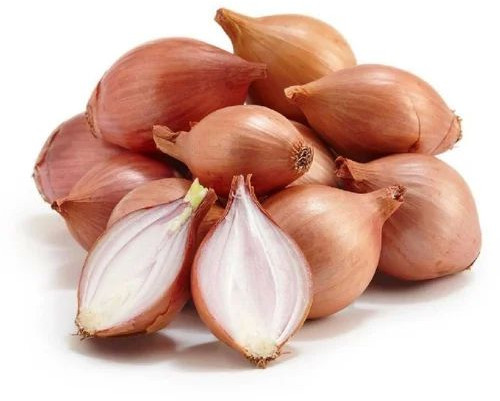 Natural Fresh Shallot Onion 10-15 Days, Packaging Type : Net Bags For Cooking, Pickles, Garnishing Enhanced Flavor.