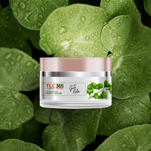 Gotu Kola Anti Ageing Night Cream, Packaging Type : Plastic Round Box, Packaging Size : 50gm For Parlour