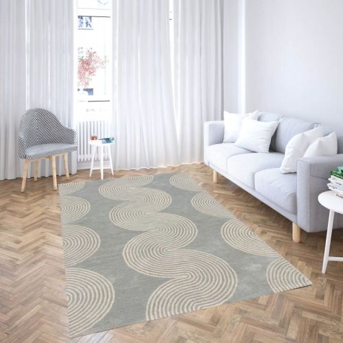 Smooth AH0128C Modern Rug, Color : Grey, Packaging Type : Roll, Plastic Bag For Home, Office, Hotel
