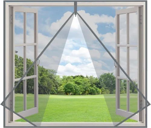 Window Mosquito Net, Color : Black