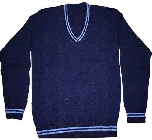 Plain Woolen School Sweater, Color : Blue, Gender : Unisex