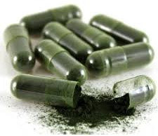 Herbal Spirulina Capsules, Color : Green For Supplement Diet
