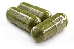 Natural Spirulina Capsules, Color : Green For Supplement Diet