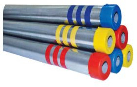 Polished Galvanized Round Pipe, Color : Silver For Construction