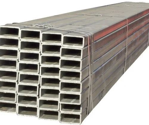 Polished Pre Galvanized Rectangular Pipe, Color : Silver, Grade : Gb For Construction
