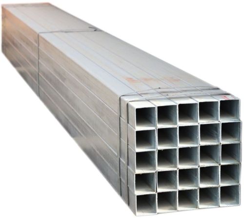 Polished Pre Galvanized Square Pipe, Color : Silver For Construction