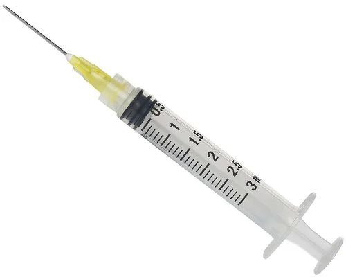 Plastic Medical Syringe, Color : Transparent