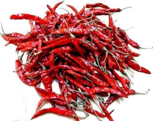 Natural Teja Dried Red Chilli, Form : Whole, Packaging Type : Plastic Packet, Plastic Bag For Cooking