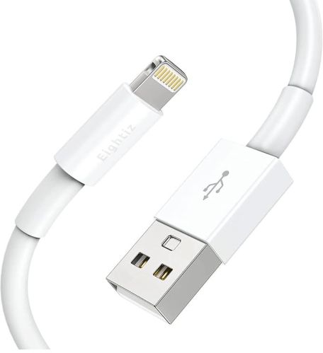 Fast Charging Cable and Data Sync USB Cable Compatible For Iphone 6/6S/7/7+/8/8+/10/11, 12, Power B