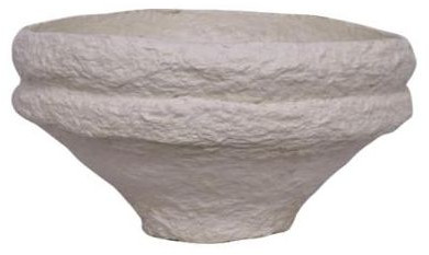 PMN3B01 Paper Mache Natural Bowl For Decoration