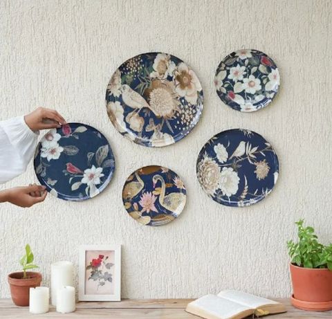 Printed Decorative Wall Plate, Color : Multicolor
