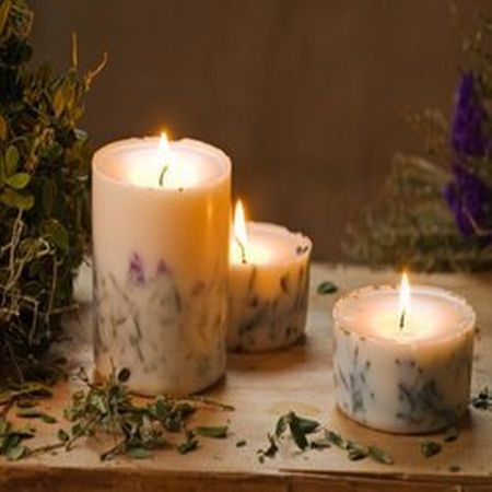 Wax Handcrafted Scented Candles, Color : Multicolor For Decoration