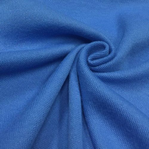Plain Poly Cotton Interlock Fabric, Color : Multicolor, Packaging Type : Roll For Garments