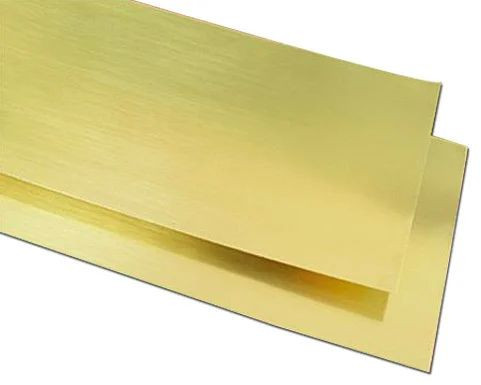 Brass Sheet, Color : Golden