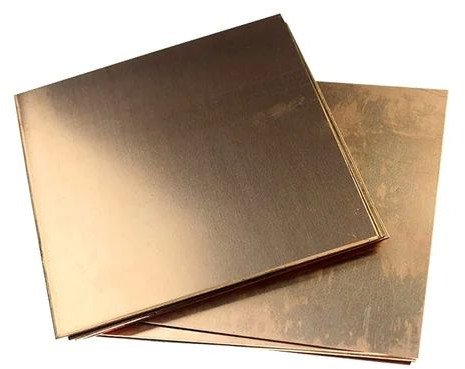 Square Copper Sheet, Thickness : 0.5-25mm For Used In Electrical Components, Roofing, Heat Exchangers