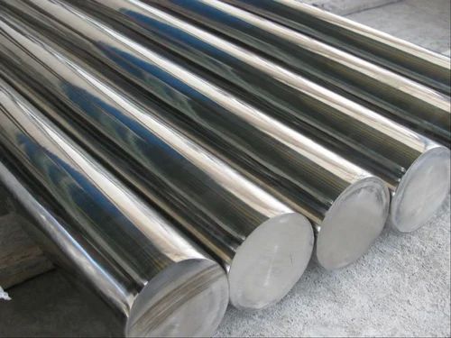 Polished Stainless Steel Monel Round Bar, Color : Silver For Industrial, Manufacturing Unit