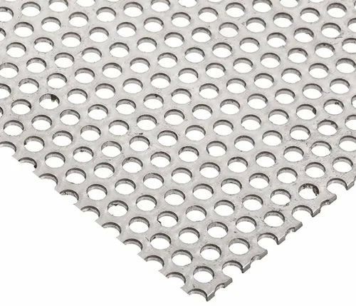 Jindal Polished 304/304L/316/316L/202 Stainless Steel Perforated Sheets, Shape : Square, Technique : Cold Rolled