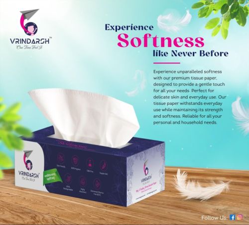 Paper Plain Facial Tissue Standard