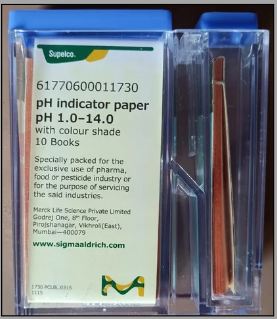 Supelco PH Indicator Testing Paper For Laboratory Use