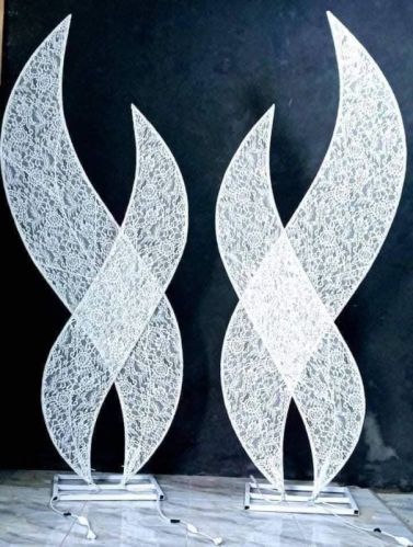 Polished Wedding LED Light Stand