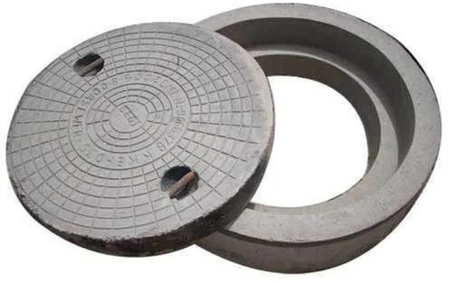 Round Sfrc Manhole Cover, Color : Grey, Weight : 25 Kg