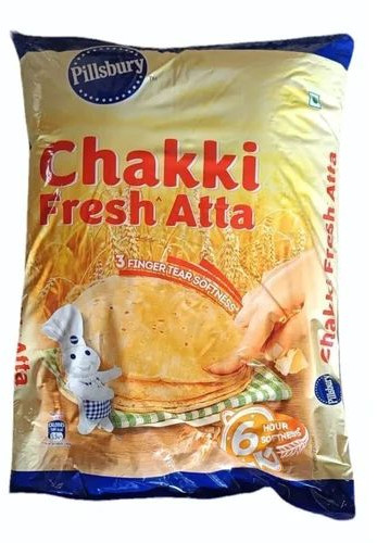 Pillsbury Chakki Fresh Atta, Packaging Size : 10 Kg, Packaging Type : Plastic Bag For Cooking